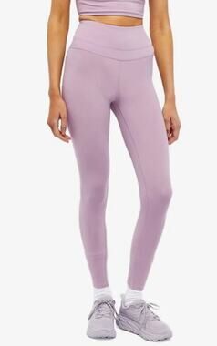 Varley Lets Move High Rise Compression Workout Leggings Lavender Purple Small